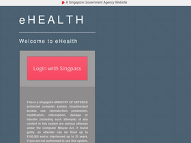 'safhealth.gov.sg' screenshot