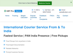 'ubtpro.in' screenshot