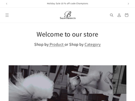 b3salonproducts.com homepage screenshot