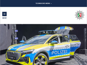 'duesseldorf.polizei.nrw' screenshot