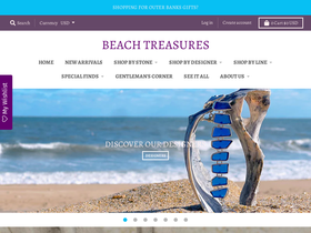 beachtreasuresonline.com homepage screenshot
