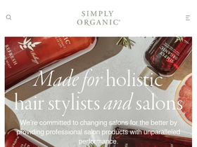 'simplyorganicbeauty.com' screenshot