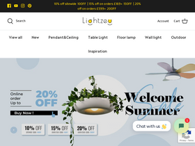 'thelightzey.com' screenshot