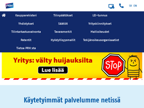 'prh.fi' screenshot