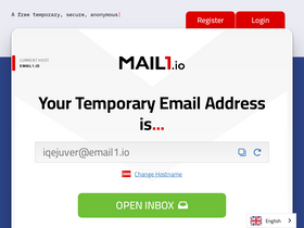 'email1.io' screenshot