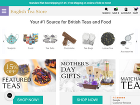 'englishteastore.com' screenshot