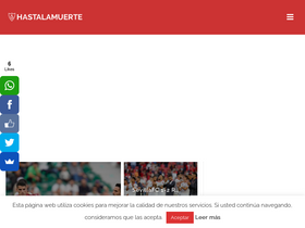'hastalamuerte.net' screenshot