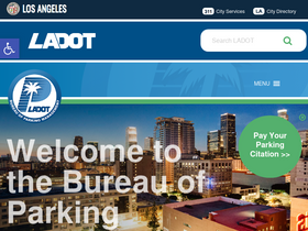 'ladotparking.org' screenshot
