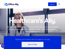 'officeally.com' screenshot
