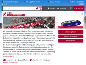 'mein-taschenmesser.de' screenshot