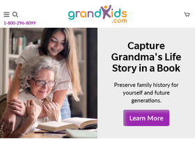 grandkids.com homepage screenshot