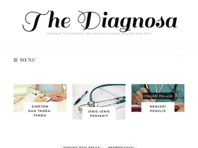 'thediagnosa.com' screenshot