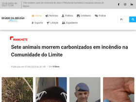 'webdiario.com.br' screenshot