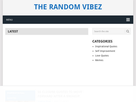 'therandomvibez.com' screenshot