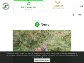 'warszawa.lasy.gov.pl' screenshot