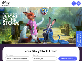 'disneycareers.com' screenshot