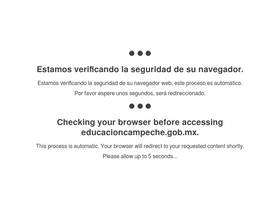 'educacioncampeche.gob.mx' screenshot
