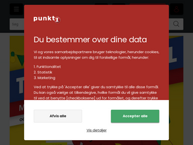 'punkt1.dk' screenshot