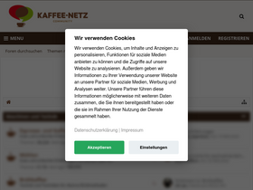 'kaffee-netz.de' screenshot