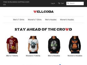 Wellcoda homepage screenshot