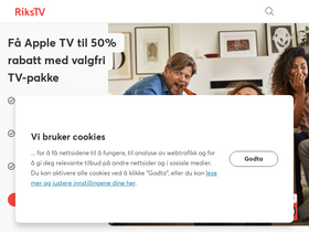 'rikstv.no' screenshot