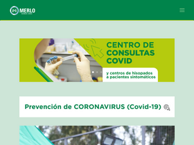'merlo.gob.ar' screenshot