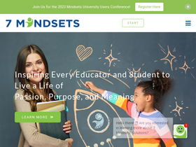 '7mindsets.com' screenshot