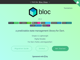 'bloclibrary.dev' screenshot
