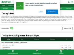 'betbrain.com' screenshot