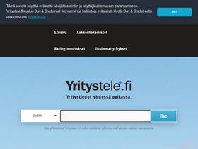 'yritystele.fi' screenshot