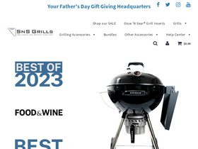 'snsgrills.com' screenshot