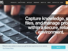'pbworks.com' screenshot