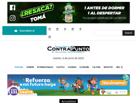 'contrapunto.com.sv' screenshot