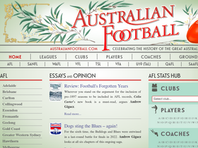'australianfootball.com' screenshot
