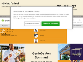 'blumfeldt.de' screenshot
