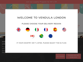 'vendulalondon.com' screenshot