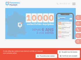 'panneaupocket.com' screenshot