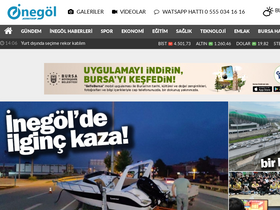 'e-inegol.com' screenshot