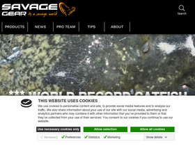 'savage-gear.com' screenshot