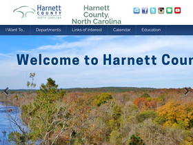 'harnett.org' screenshot