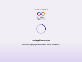 'internetcomputer.org' screenshot