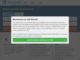 'voli-diretti.it' screenshot