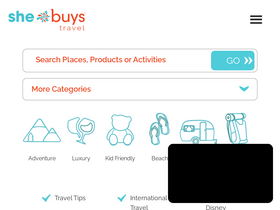 'shebuystravel.com' screenshot
