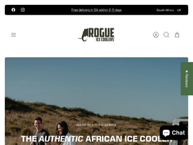 rogueicecoolers.com homepage screenshot