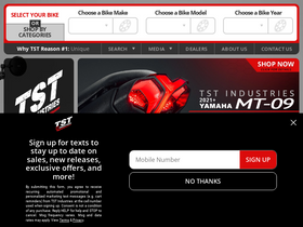 'tstindustries.com' screenshot