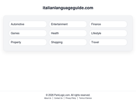 'italianlanguageguide.com' screenshot