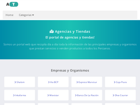 'agenciasytiendas.pe' screenshot