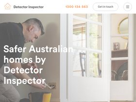 'detectorinspector.com.au' screenshot