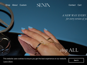 SENIA website screenshot