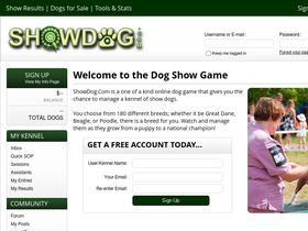 'showdog.com' screenshot